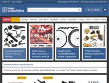 Tablet Screenshot of fudgescyclesonline.com